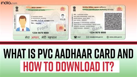 aadhar card smart card|aadhar card download.